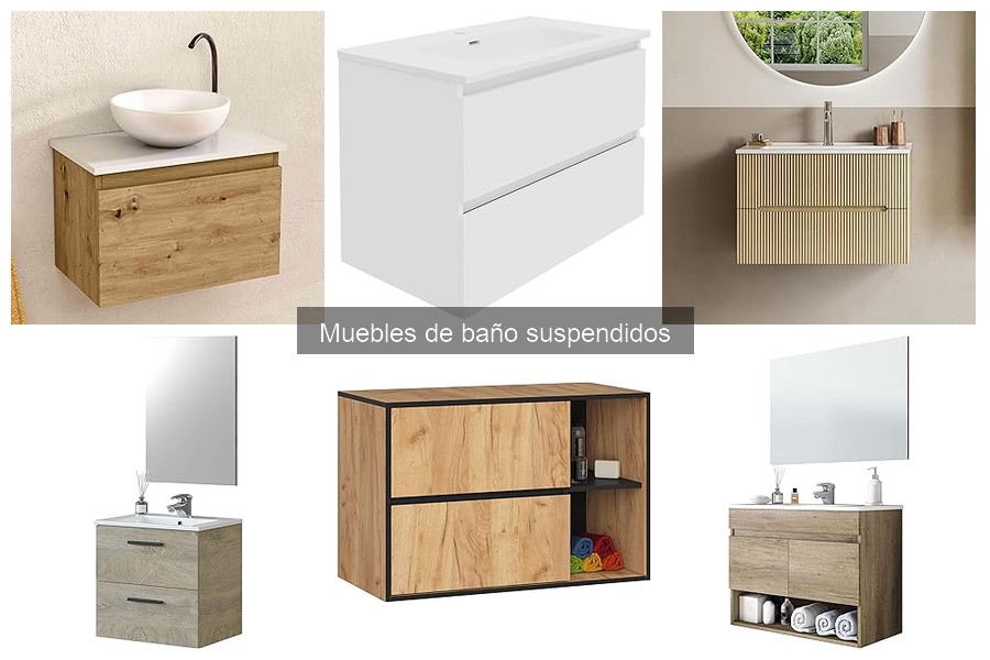 ¿Qué son los muebles de baño suspendidos? Características y beneficios