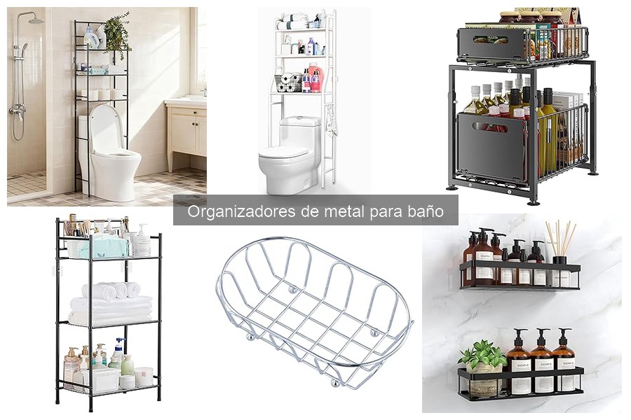 ¿Qué son los organizadores de metal para baño? Descubre sus beneficios