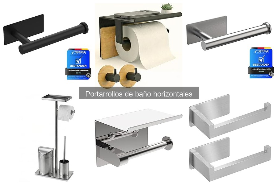 ¿Qué son los portarrollos de baño horizontales? Características y funciones