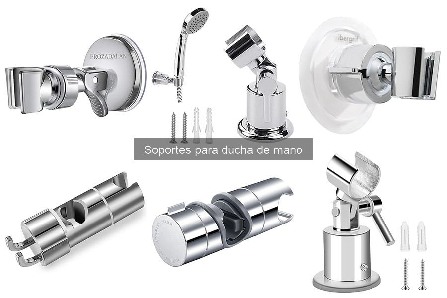 ¿Qué son los soportes para ducha de mano? Características y usos