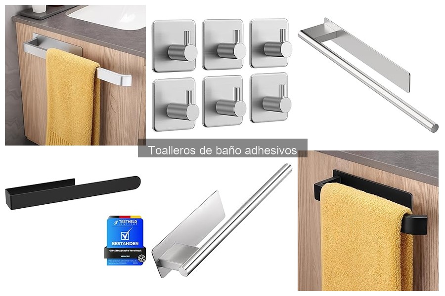 ¿Qué son los toalleros de baño adhesivos? Descúbrelos aquí