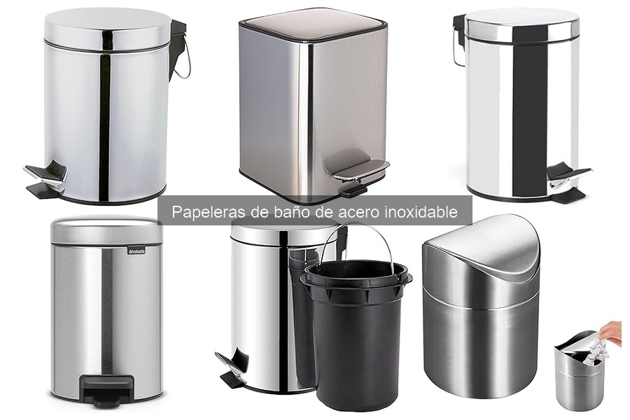 ¿Qué tamaño de papelera de baño de acero inoxidable elegir?