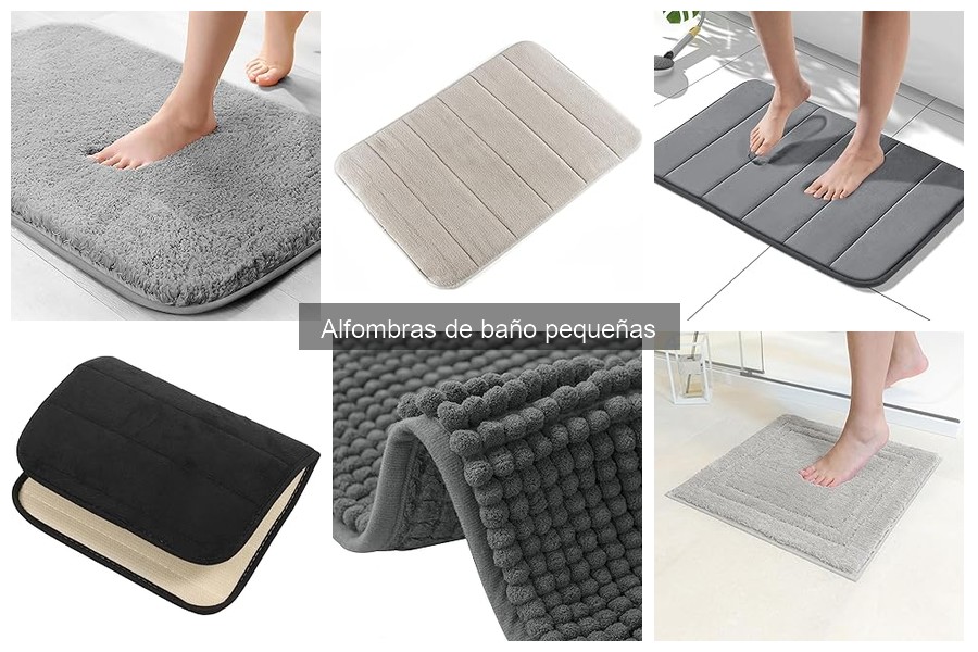 Recomendaciones de uso para alfombras de baño pequeñas