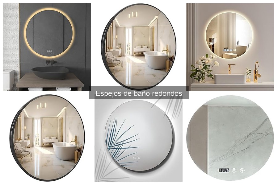 Soluciones a problemas comunes de espejos de baño redondos