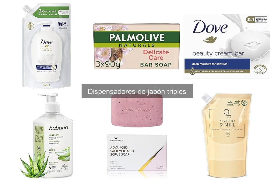 ¿Son fáciles de recargar los dispensadores de jabón triples?