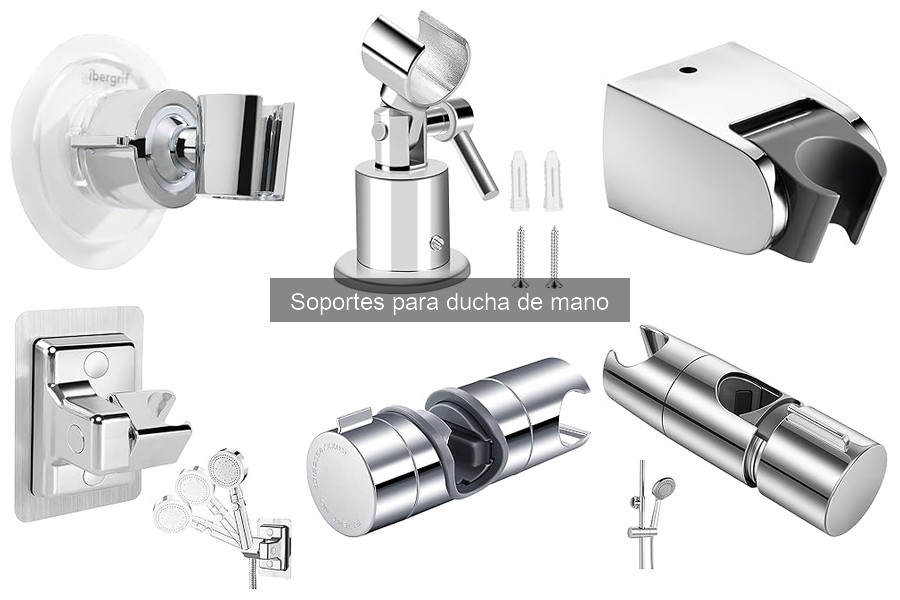 Soportes para ducha de mano por menos de 20 euros