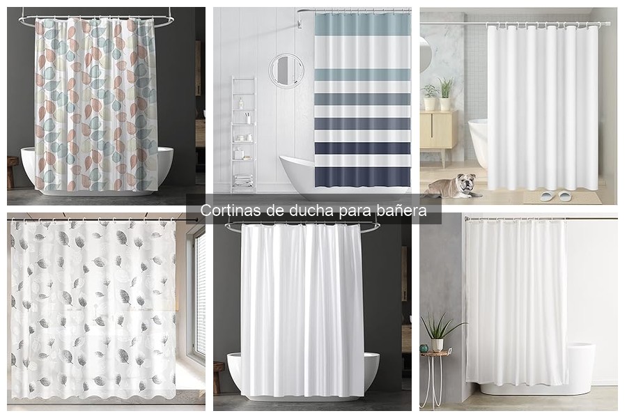 Tendencias actuales en cortinas de ducha para bañera