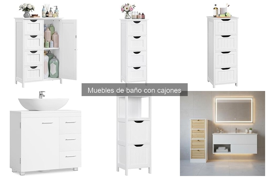 Tendencias de muebles de baño con cajones en 2023