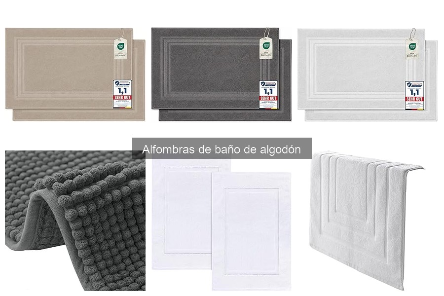 Tendencias en Alfombras de Baño de Algodón para Decorar