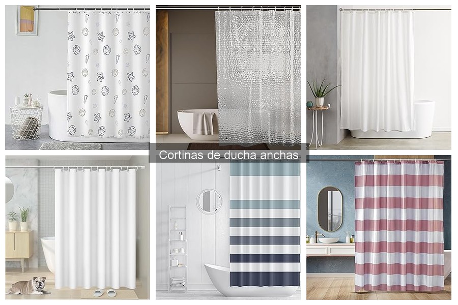 Tendencias en Cortinas de Ducha Anchas para 2023