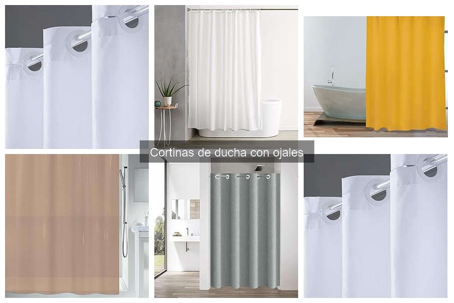 Tendencias en cortinas de ducha con ojales para 2023