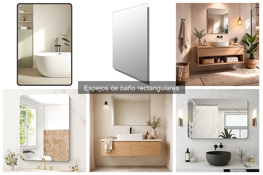 Tendencias en espejos de baño rectangulares: ¡Descubre lo moderno!