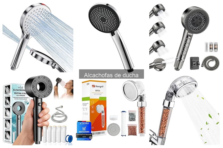 Tipos de alcachofas de ducha: características y comparativa