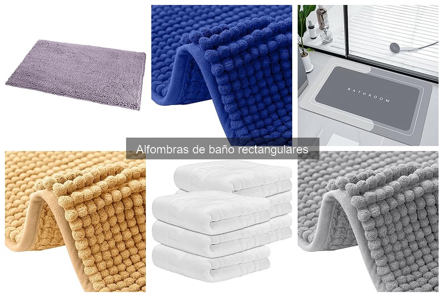 Tipos de alfombras de baño rectangulares: guía completa