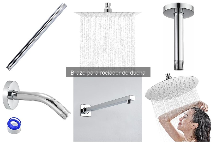 Tipos de brazos para rociador de ducha: Guía completa