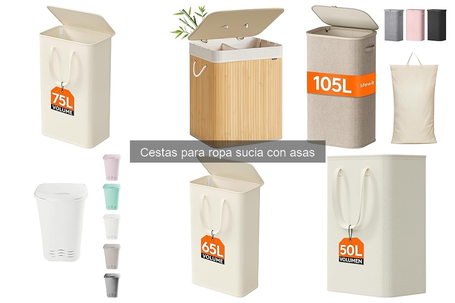 Tipos de cestas para ropa sucia con asas: Guía completa