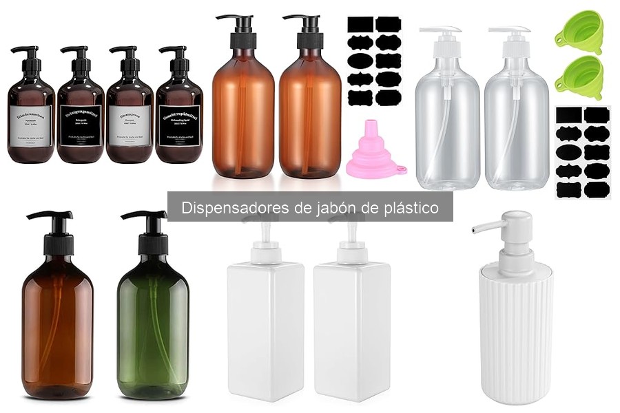 Tipos de dispensadores de jabón de plástico: guía completa