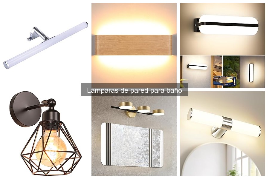 Tipos de Lámparas de Pared para Baño: Estilos y Funcionalidad