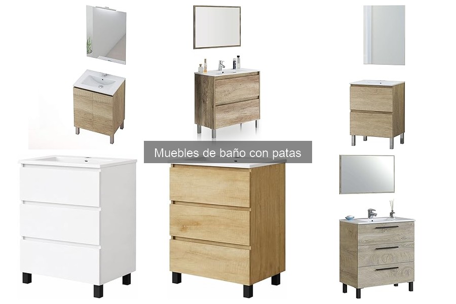 Tipos de Muebles de Baño con Patas para Todos los Estilos