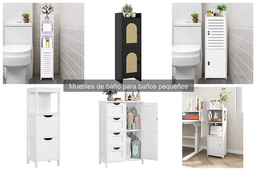 Tipos de muebles de baño para espacios pequeños