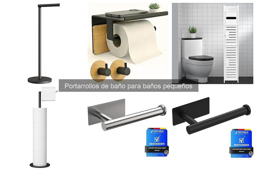 Tipos de portarrollos para baños pequeños: opciones inteligentes
