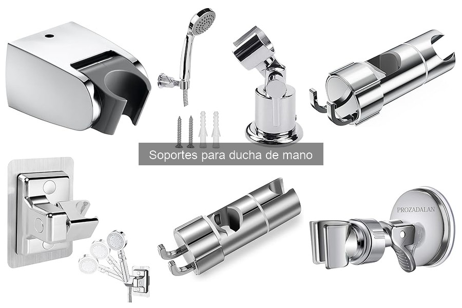 Tipos de soportes para ducha de mano: Guía completa