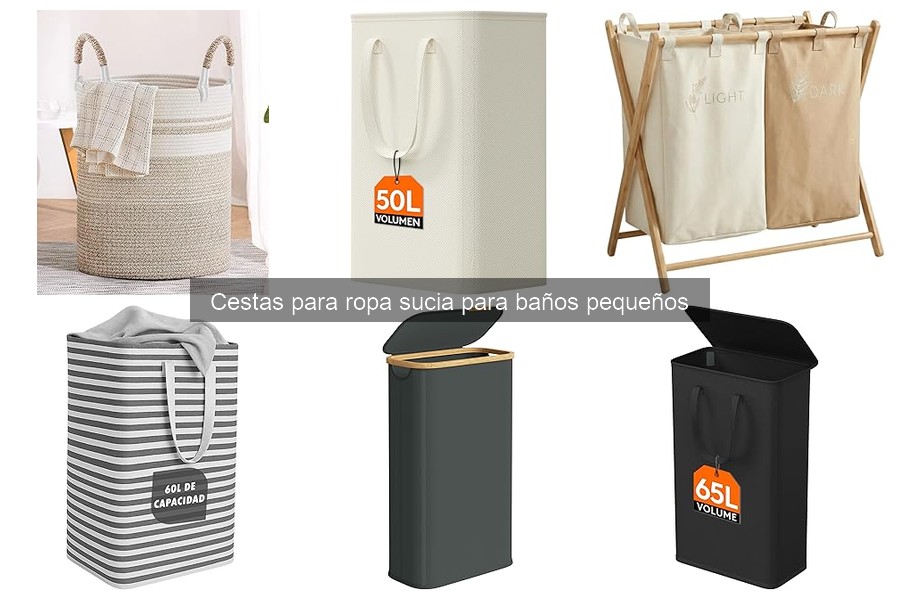 Todo sobre cestas para ropa sucia en baños pequeños
