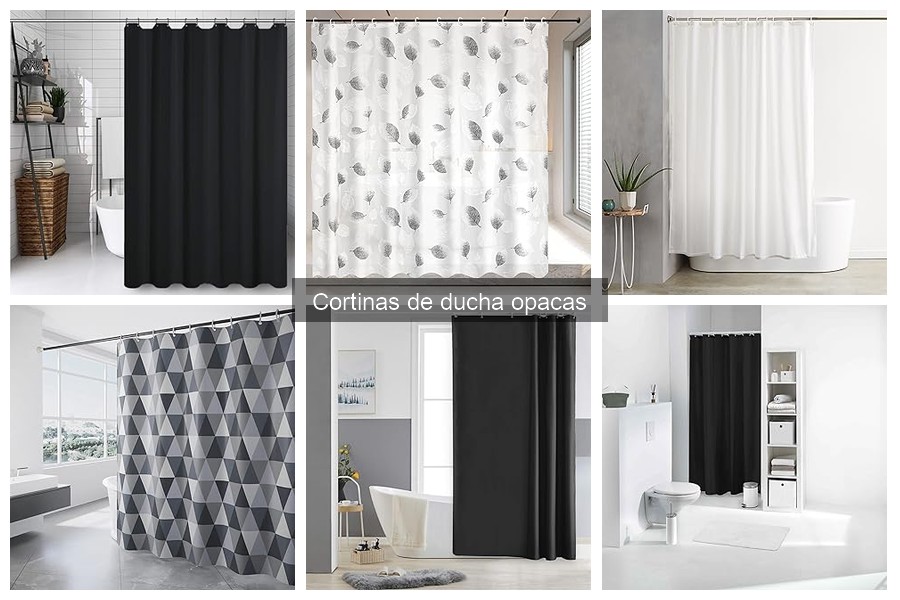 Todo sobre las cortinas de ducha opacas: ventajas y características