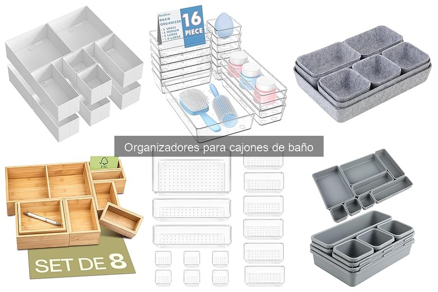 Todo sobre organizadores para cajones de baño: Guía informativa