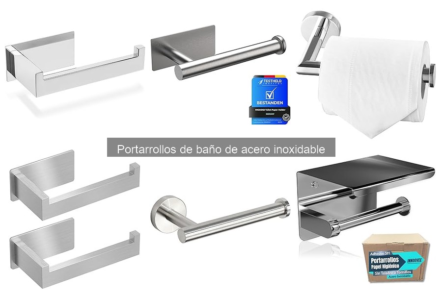 Últimas tendencias en portarrollos de baño de acero inoxidable