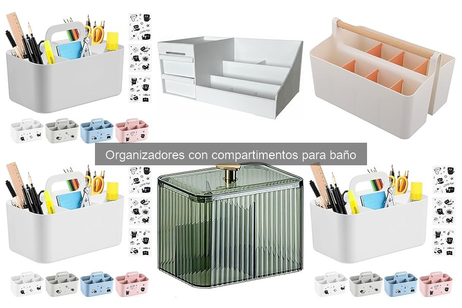 ¿Vale la pena invertir en organizadores con compartimentos para baño?