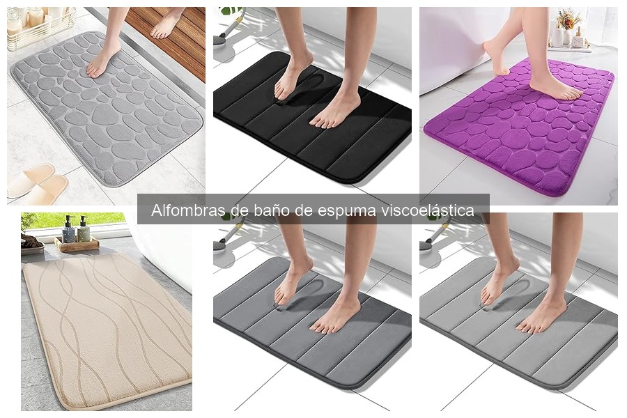 Ventajas de las alfombras de baño de espuma viscoelástica