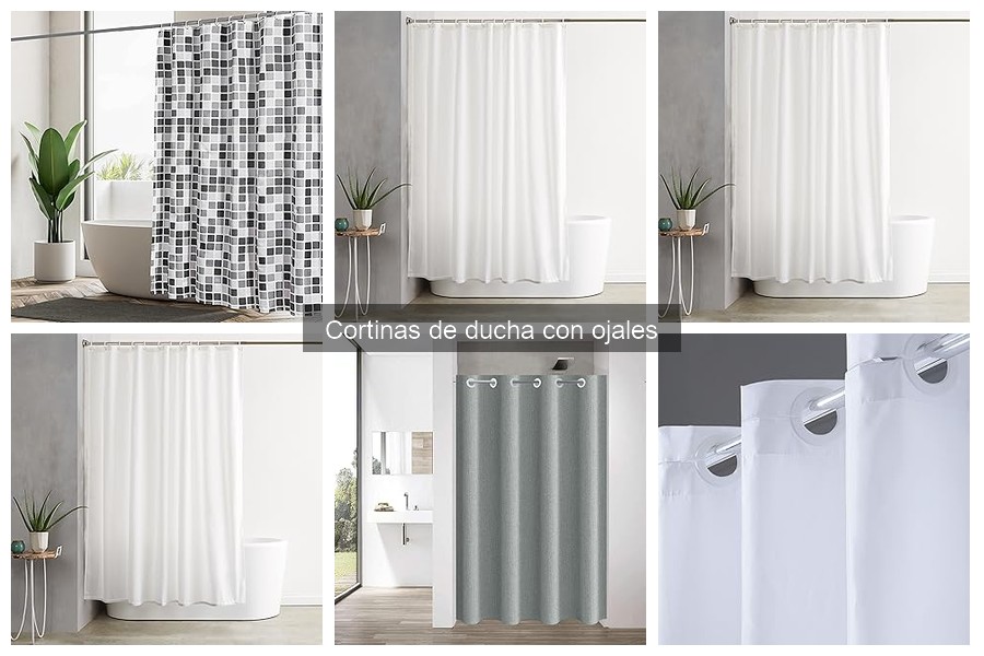 Ventajas de las cortinas de ducha con ojales para tu baño
