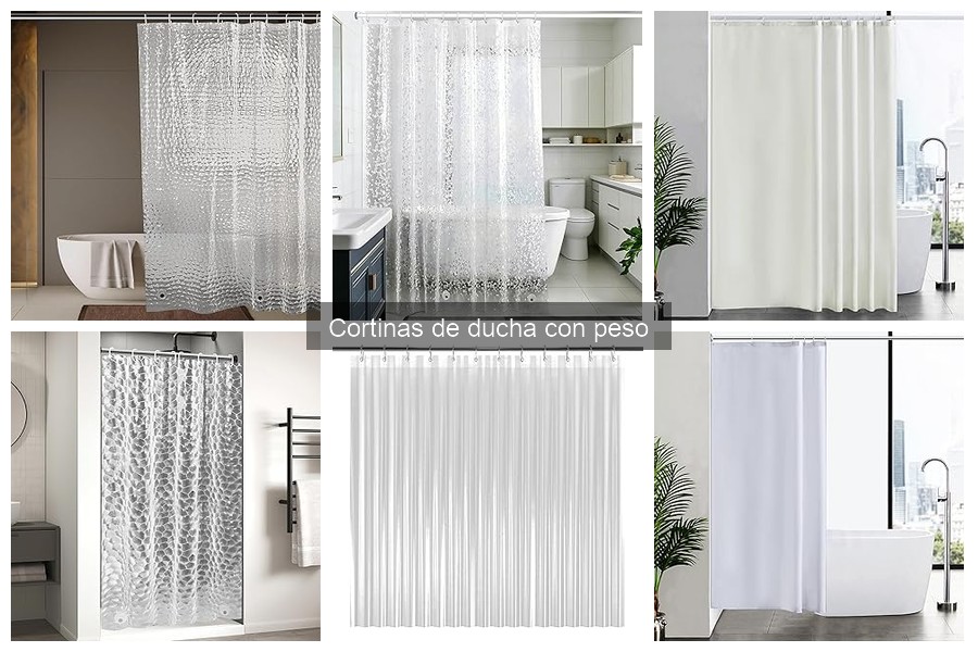 Ventajas de las cortinas de ducha con peso para tu baño