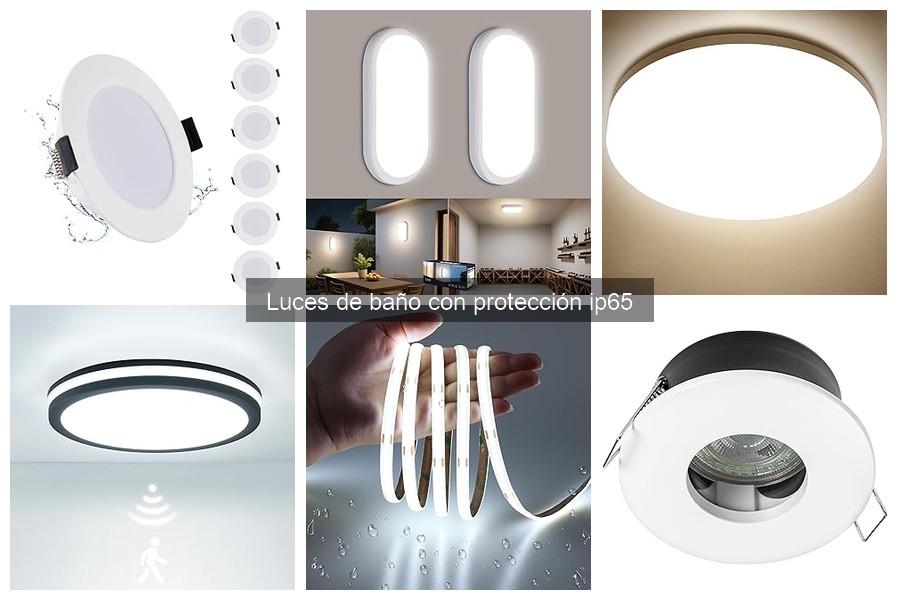 Ventajas de las luces de baño con protección IP65