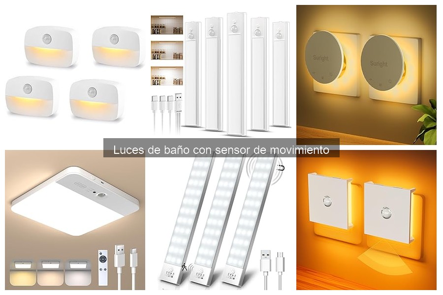 Ventajas de las luces de baño con sensor de movimiento