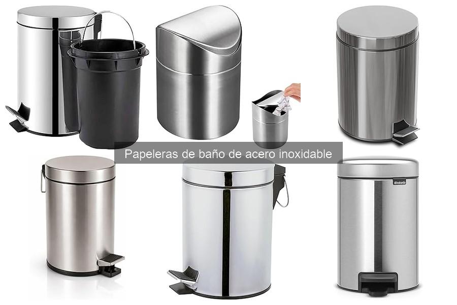 Ventajas de las papeleras de acero inoxidable para tu baño