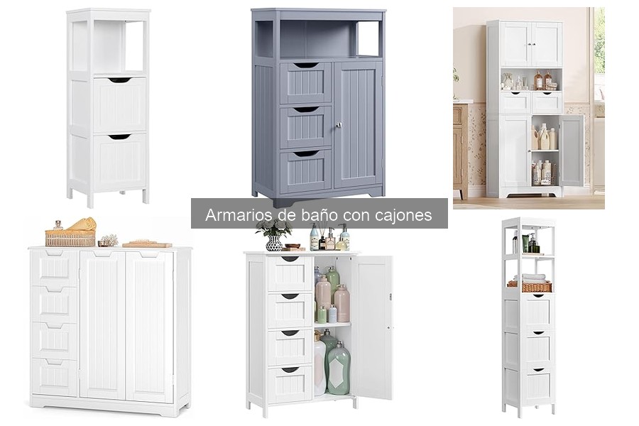 Ventajas de los armarios de baño con cajones: funcionalidad y diseño