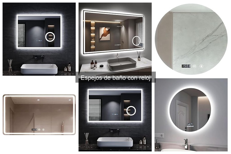 Ventajas de los espejos de baño con reloj en tu rutina diaria