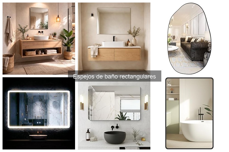 Ventajas de los espejos de baño rectangulares para tu hogar