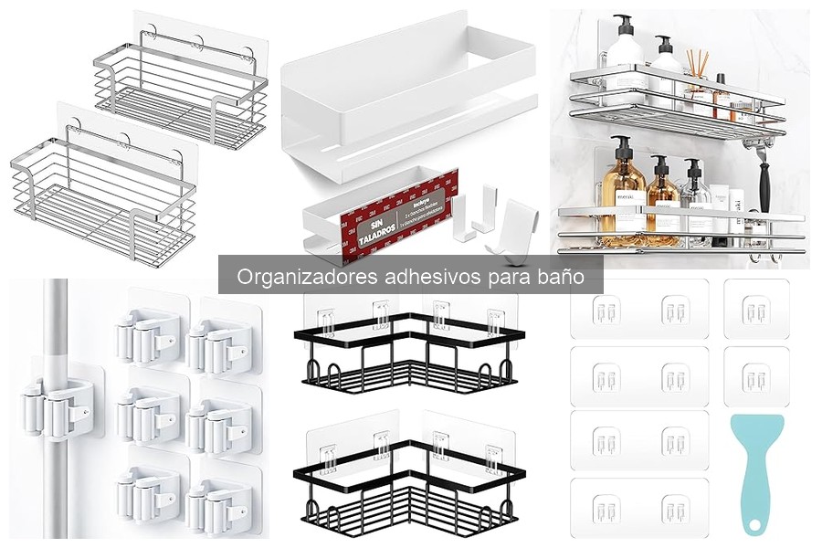 Ventajas de los organizadores adhesivos para baño en tu hogar