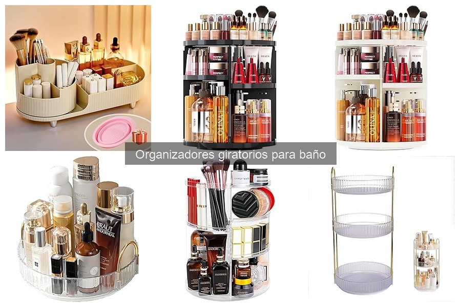 Ventajas de los organizadores giratorios para baño