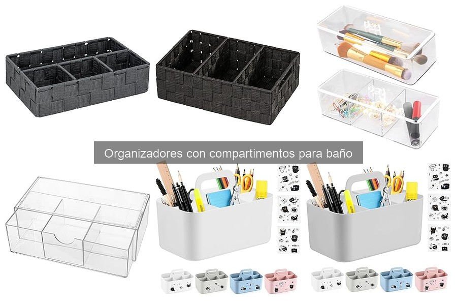 Ventajas de usar organizadores con compartimentos para baño
