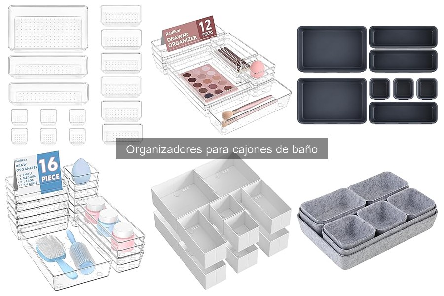 Ventajas de usar organizadores en cajones de baño