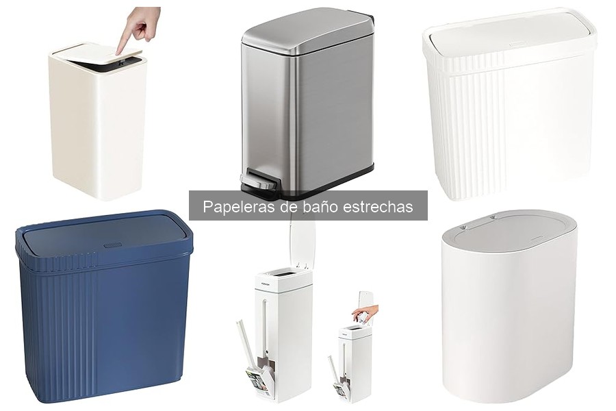 Ventajas de usar papeleras de baño estrechas para tu hogar