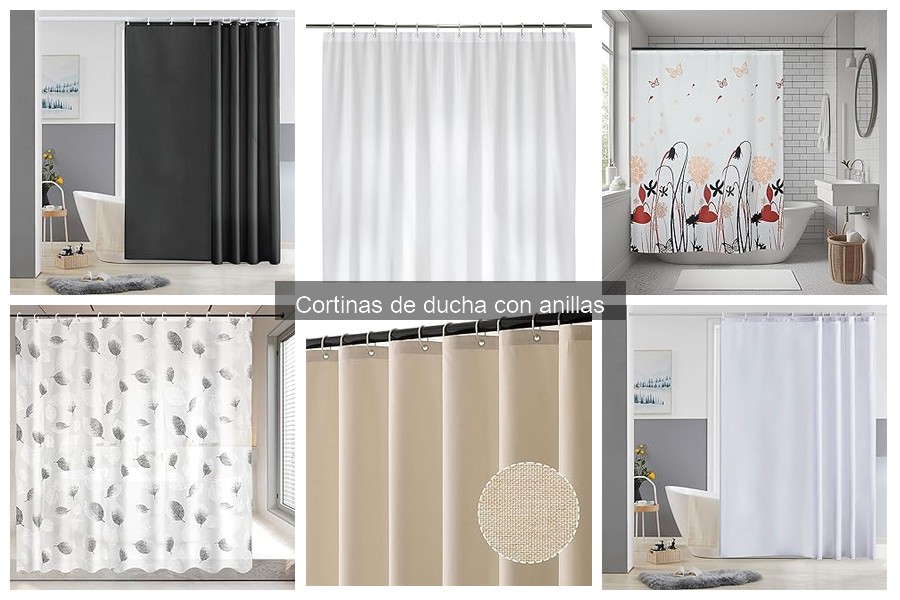 Ventajas y desventajas de cortinas de ducha con anillas