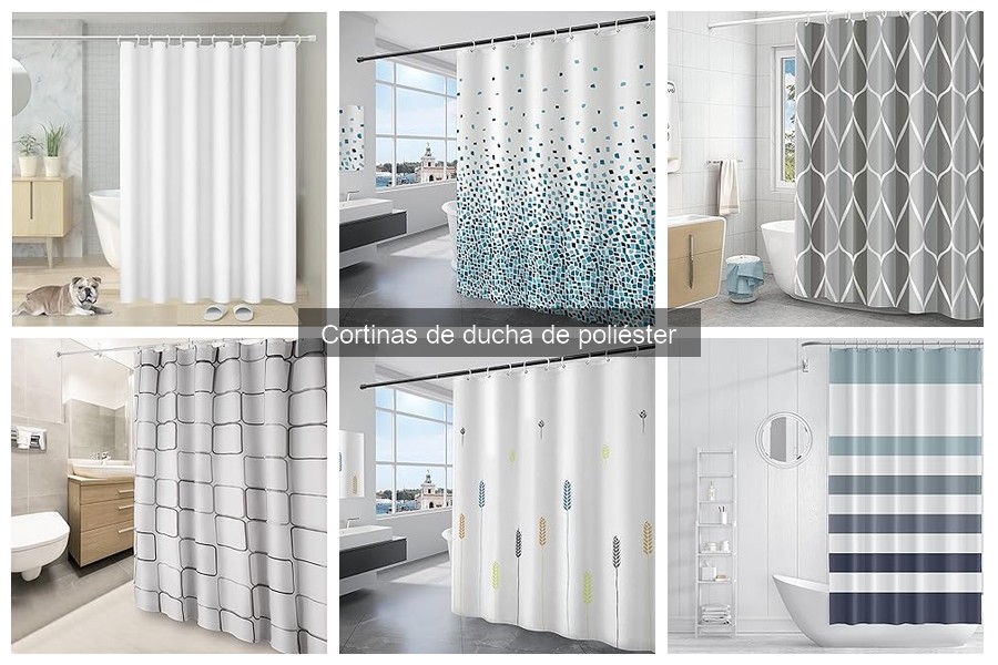 Ventajas y desventajas de cortinas de ducha de poliéster