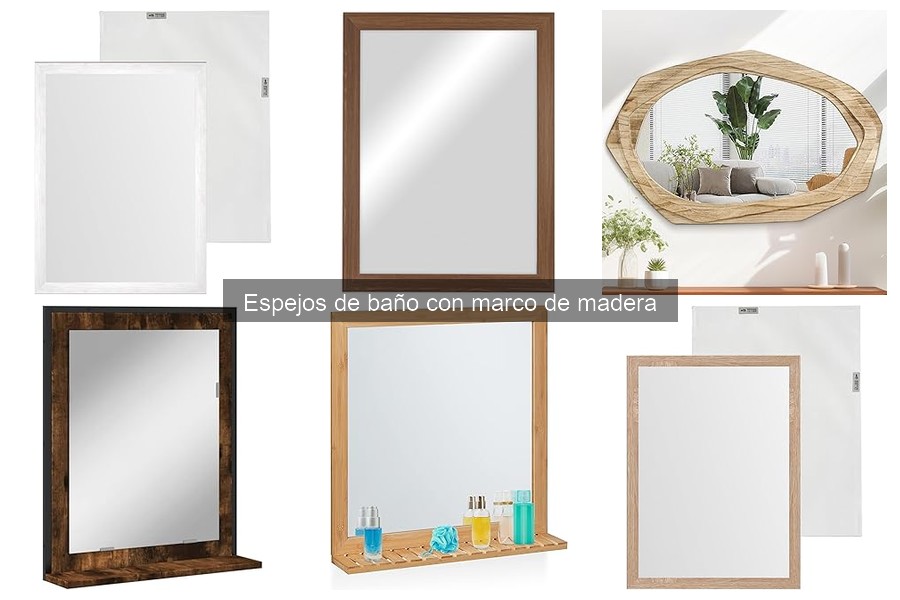 Ventajas y desventajas de espejos de baño con marco de madera
