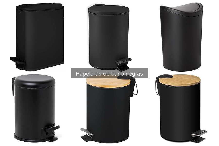 Ventajas y desventajas de la papelera de baño negra con pedal
