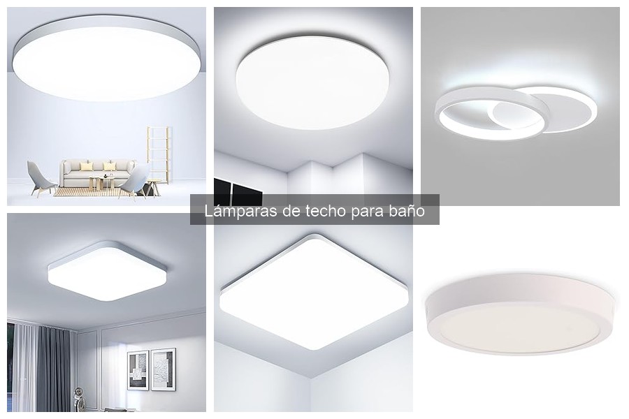 Ventajas y desventajas de lámparas de techo LED para baño